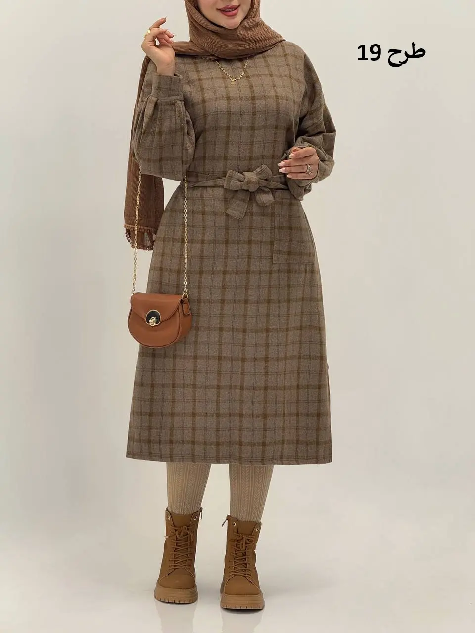 3593-کفتان چهارخونه پشمی